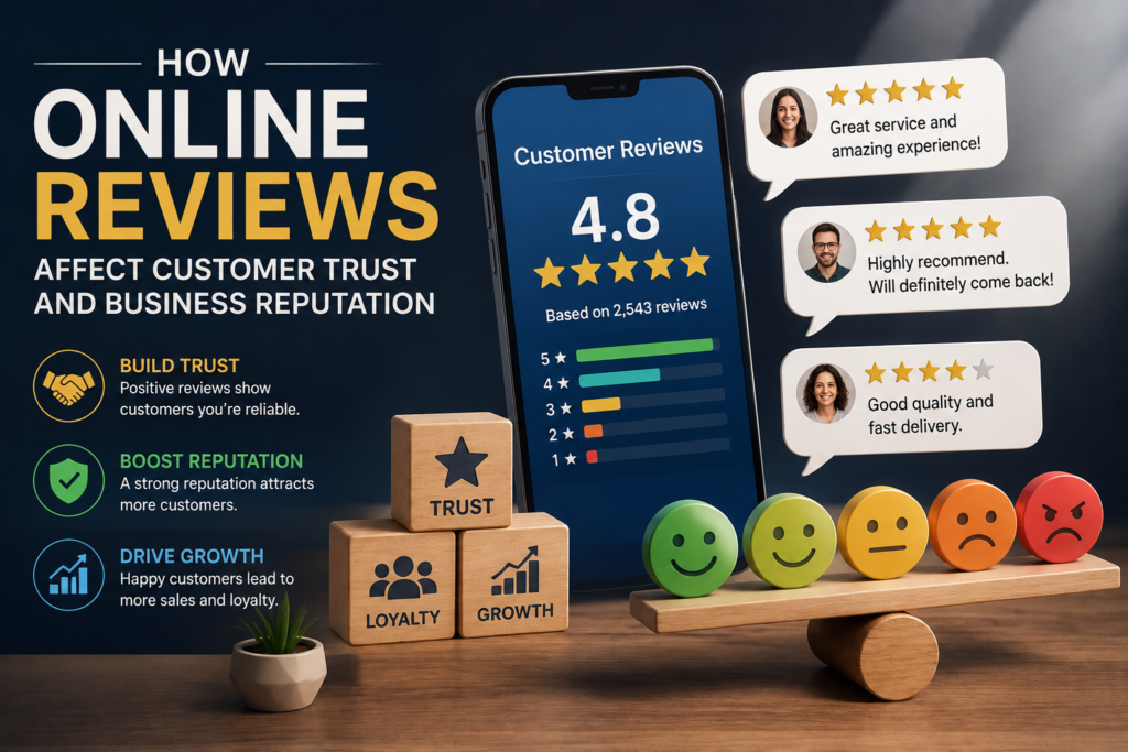 How Online Reviews Affect Customer Trust and Business Reputation